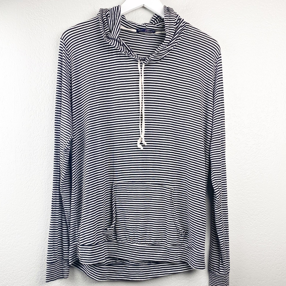 Brandy Melville Striped Pullover Hoodie - Picture 4 of 7